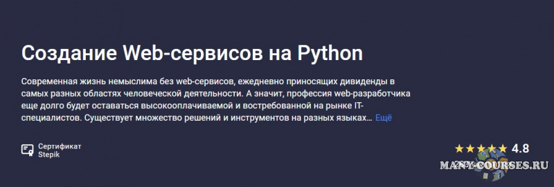 Stepik - Создание Web-сервисов на Python