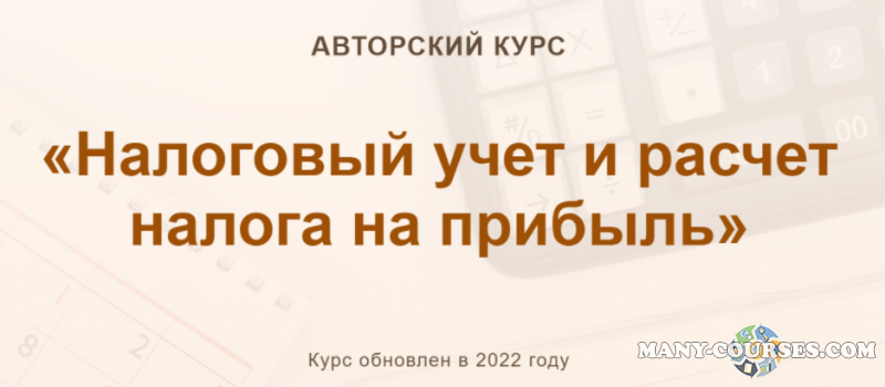 УчетБезЗабот - Налоговый учет и расчет налога на прибыль 2022. Видео + конспект